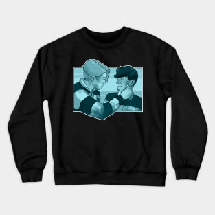 Nick and Charlie - heartstopper drawing - rugby Crewneck Sweatshirt